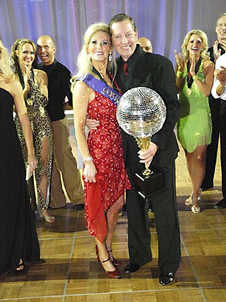 Charmaine McGill and her dance partner Curtis Prevost were the winners of Dancing With the Stars Austin's coveted mirror ball trophy in 2010. This year's competitors have been announced for the Dec. 4 event. All details at <b><a href=http://www.centerforchildprotection.org/>www.centerforchildprotection.org</a></b>.
