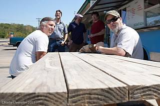 Shoofly Pie: (l-r) Jimmy Smith, Keith Langford, Claude Bernard, Max Johnston, Kevin Russell