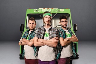 Daniel Shemtob and the Lime Truck team, winners of the second season of the Great Food Truck Race.