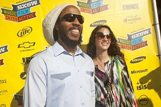 Ziggy Marley and wife Orly