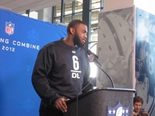 Michael Brockers at the Combine