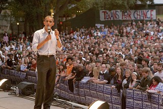 Barack Obama in Austin in 2007