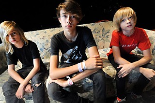 Residual Kid: (l-r) Max, Deven, and Ben