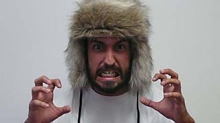 Noel Gaulin gettin' his grizzly on