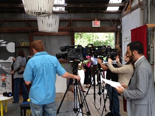 The proposed medical school has generated a lot of media attention, as evidenced by this recent press conference.