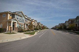 The housing bond proposal called for more affordable homes in Austin (like this row of homes in the Mueller community), additional apartments for low-income renters, repairs for senior homeowners' properties, and permanent supportive housing for homeless veterans and residents with disabilities.