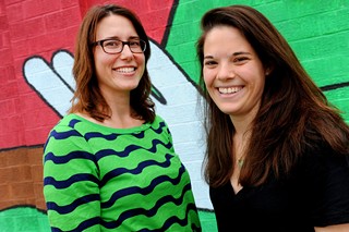 Jill Meyers (l) and Callie Collins, co-founders of A Strange Object