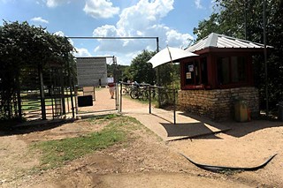 Barton Springs' south entrance became a point of contention in 2012.
