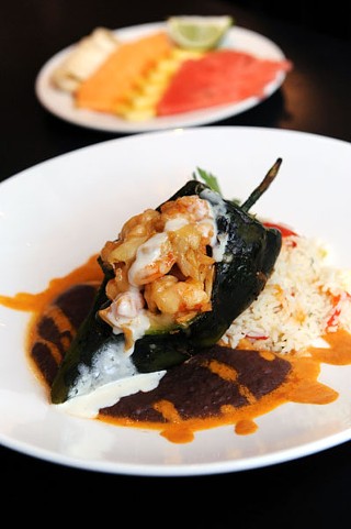 Chile Relleno del Mar at Manuel's