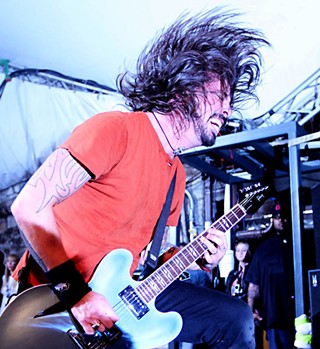 Rockumentarian Dave Grohl with the Foo Fighters at Stubb's, SXSW 2011