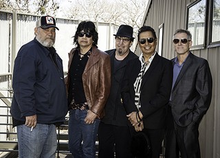 True Believers 2013: (l-r) Jon Dee Graham, Javier Escovedo, Denny DeGorio, Alejandro Escovedo, Rey Washam
