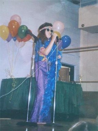 My fourth grade self as Janis Joplin