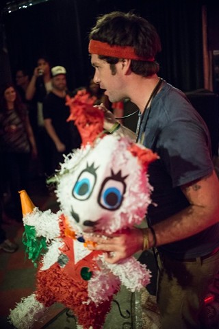 Yours truly with the Easter Bunny at White Horse on Saturday