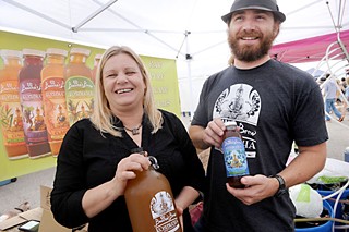 Kimberly Lanski (l) and John-Paxton Gremillion of Buddha's Brew