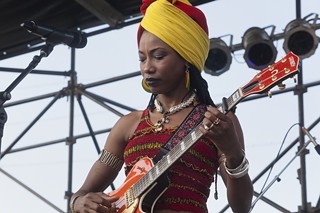 Fatoumata Diawara at Wobeon Fest in Austin, 4.7.13