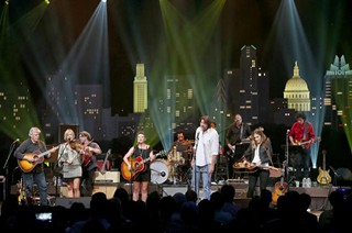 Like father like daughter: Lloyd and Natalie Maines at the Moody Theater, 5.16.13