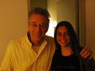 Ray Manzarek and the author in 2006