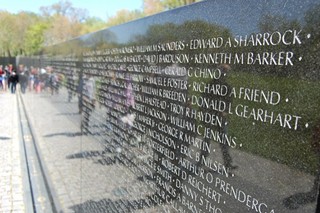 The Vietnam Veterans Memorial Wall