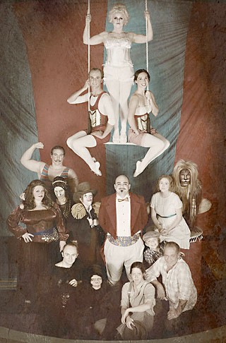 Direct your attention to the center ring: the cast of <i>The Circus</i>