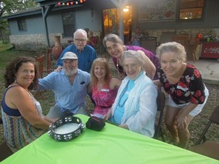 Anne McAfee, second from right, with her family.