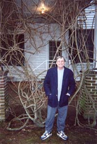 Barry Hannah at Rowan Oak, William Faulkner's home  in Oxford, Miss., on February 5