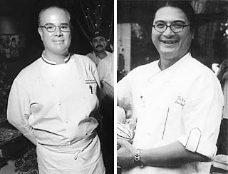 Roberto Santibañez (l, photo by John Anderson) and Tien Ho