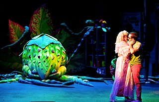 Love in the time of killer flora: Andrew Cannata as Seymour and Taylor Bryant as Audrey