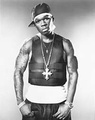 50 Cent Wearing Bulletproof Vest