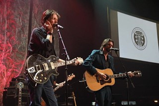 Brotherly love: Charlie (left) and Will Sexton during the All ATX concert for HAAM Benefit Day at the Moody Theater, 9.24.13