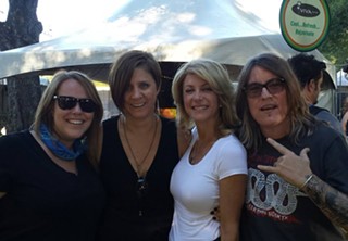 Just hangin' with the aspirant guv: Meagan Biscamp, Amy Teykle, The Wendy, and Katy Koonce