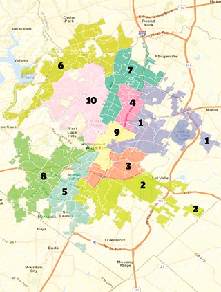 Austin Redistricting Official Final Map, Nov. 18, 2013