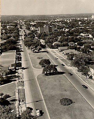 An undated photo of East Avenue