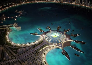 No, it won't look anything like this WC stadium being planned for Doha, Qatar.