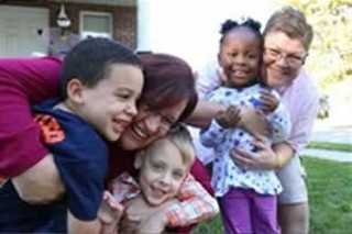 Surprise! Same sex couples raise kids with or without marriage licenses.