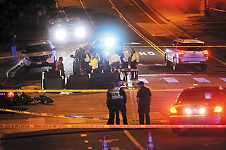 The crash scene