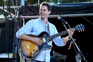 White Denim frontman James Petralli in Zilker Park last October for ACL Fest