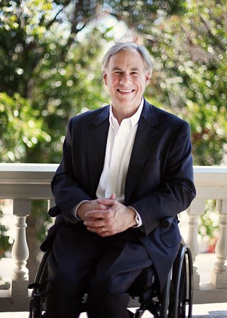 When Greg Abbott (top) weighed in with an education plan, Wendy Davis threw the book at him.