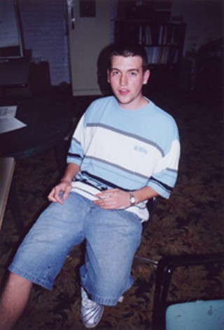 Student Geoff Metheny in class at American Youthworks