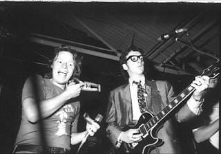 Delbert McClinton and Elvis Costello in <i>When Dallas Rocked</i>