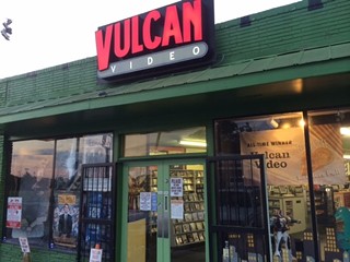 The new Vulcan Video on North Loop. Our readers had the good sense to prompt the banner at right.
