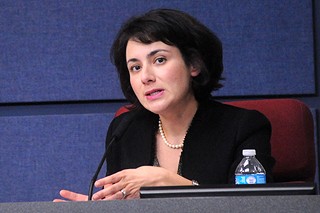 AISD Board Vice President Gina Hinojosa favors community "expertise and information" in hiring process