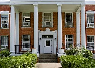 The Austin State Supported Living Center administrative building.