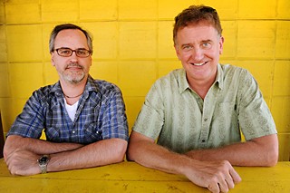 Director and producer Jeffrey Radice (l) and producer Mike Blizzard