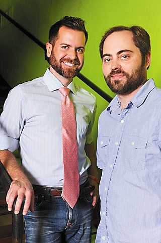 Executive Director Aaron Yeats (l) and Program Director Jim Brunzell