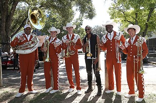 Trombone Shorty and the UT Marching Band