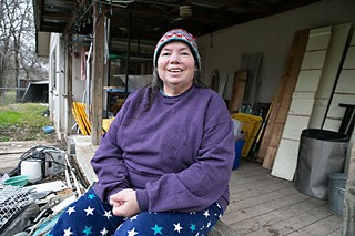 Claudia Patton is repairing her house and life.