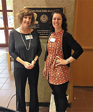 Jacqueline Benestante (l) and Lisa Whitted