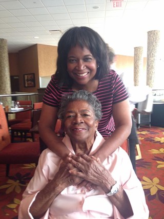 Sheryl Cole celebrating Mother's Day with her Mom, Lela Nelson