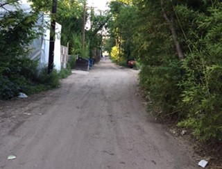 A view of Rainey Alley