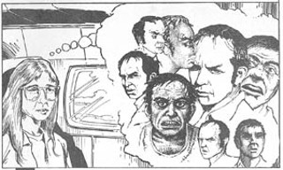 From American Splendor No. 10, “A Marriage Album” by Harvey Pekar and Joyce Brabner, art by Val Mayerik © 1985 Harvey Pekar